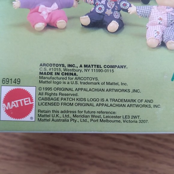 Vtg Rare FEB 30 Mattel Cabbage Patch Kids Baby Doll - 1995 Rachelle Erica - Picture 13 of 14